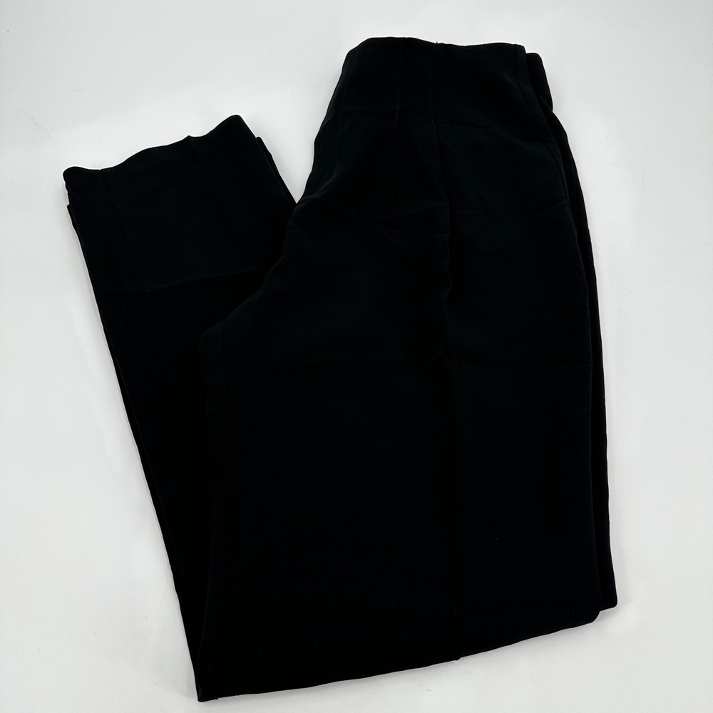 Cinq‎ a Sept Black High Waisted Tailored Trousers Women Size 10